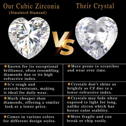 Beautlace 925 Sterling Silver Birthstone Necklace Rose Flower Heart Pendant Jewelry Christmas Valentines Mother's Day Gifts for Women Mom Wife/Lover