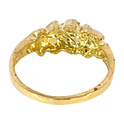 Ijaz Jewelers Nugget Ring, 10k Gold, 1.3 Grams