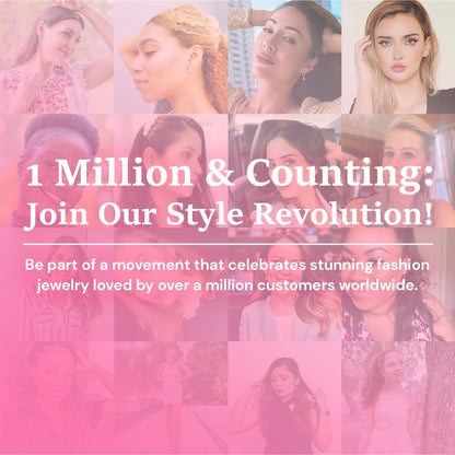 Cate & Chloe Bianca 18k White Gold Plated 25mm Hoop Earrings with Swarovski Crystals for Women