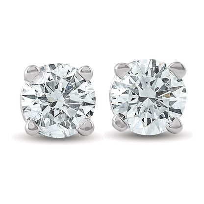 Pompeii 1/3 ctw 14k White Gold Diamond Stud Earrings (G/H,I2-I3)